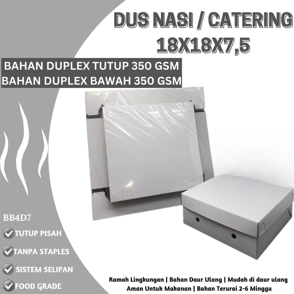 Dus 18x18 Dus Nasi Tebal 350 Gsm (BB4D7-18X18X7.5 Cm)