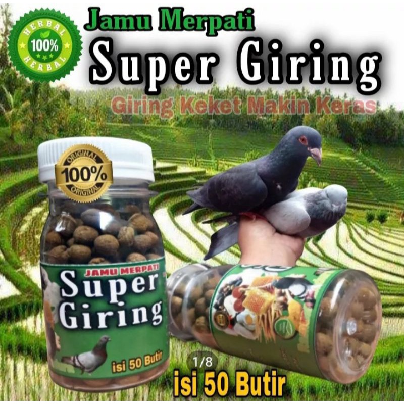 AMPUH Jamu Merpati SUPER GIRING sarang walet ferfect power jamu ginseng teki merpati jamu obat Girin