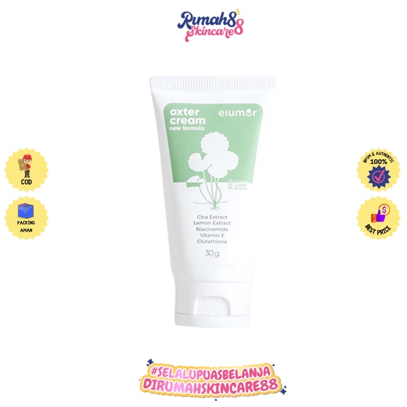 ELUMOR Oxter Cream New Formula Pemutih Ketiak &amp; Pemutih Selangkangan