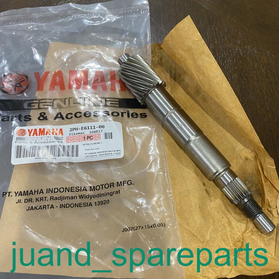 2PH AS PULLY MIO M3 Z SOUL GT FINO 125 / AS PULY MIO M3 GEAR BOX MIO M3 GARDAN MIO M3 GEAR PRIMARY D