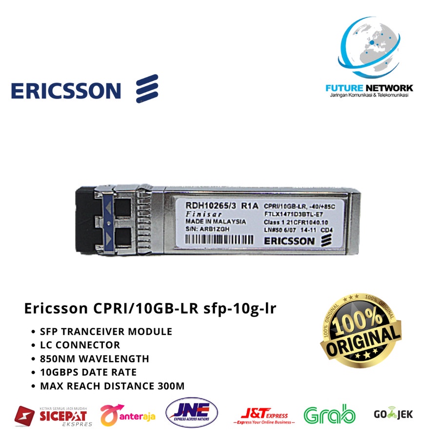 Ericsson CPRI/10GB-LR sfp-10g-lr SFP-TRANSCEIVER MODULE