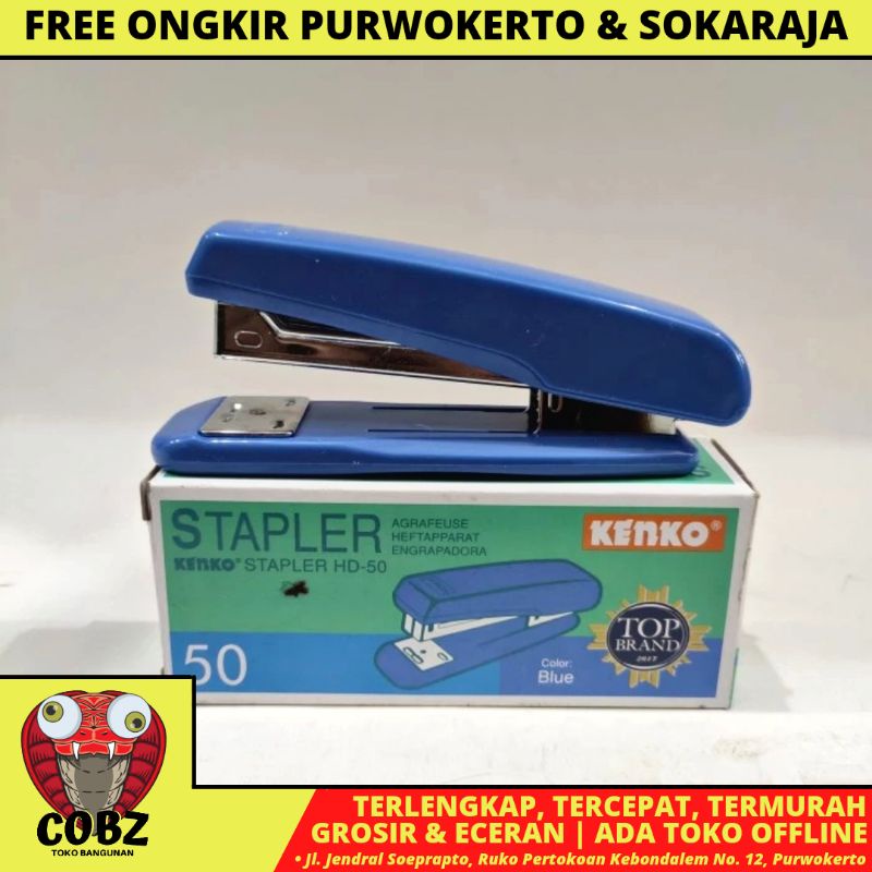 

KENKO HD 50 STAPLER STAPLES HEKTER BESI BLUE