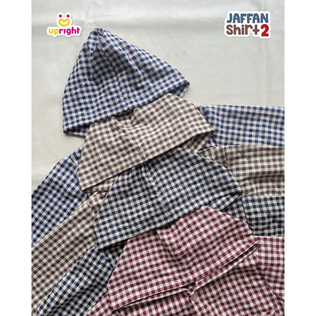 Kemeja Anak Cowok Flanel Hoodie Laki laki Jaffan by Upright