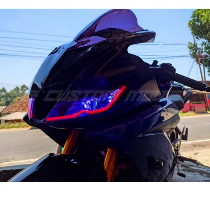 [J-3R ㊚] LAMPU ALIS DRL NEW R15 V3 BONUS DEVIL EYES LAMPU ALIS YAMAHA ALL NEW R15 LAMPU SENJA LAMPU 