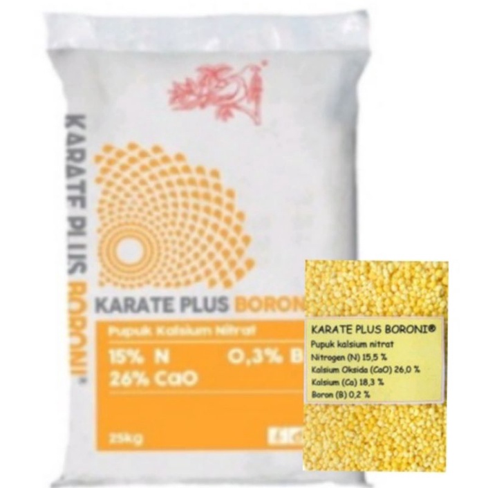 PUPUK KARATE PLUS BORONI  Repacking BORON calcium nitrat