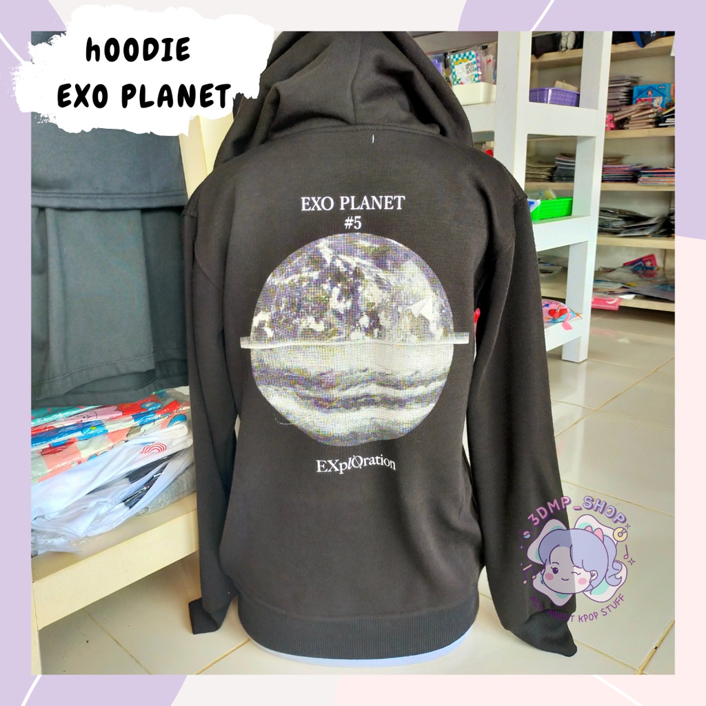 JAKET HOODIE SWEATER EXO PLANET