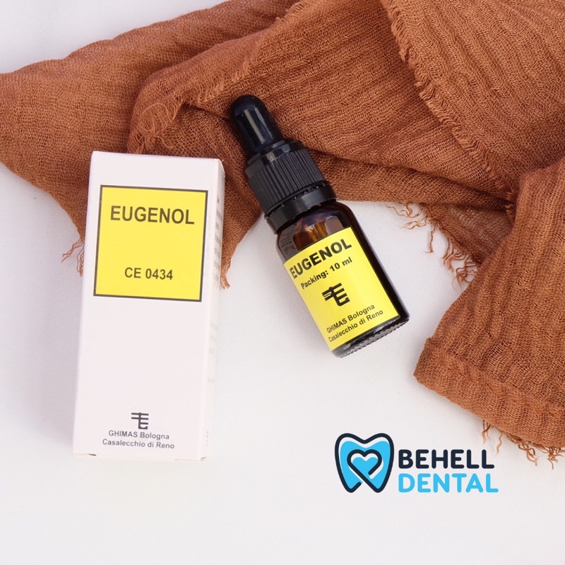 EUGENOL OBAT PENAHAN PEREDA PENGHILANG NYERI SAKIT GIGI BERLUBANG BOLONG / Dental Ghimas Minyak Cengkeh 10ml 10 ml / Anti Sakit ORI ORIGINAL