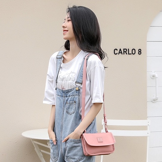 BIG PROMO GUDIKA Bag 5190 - Tas Fashion Branded Ori Selempang bahu Cewek Kekinian Wanita Import Korea Original Terbaru Bahan Nilon Anti Air Waterproof