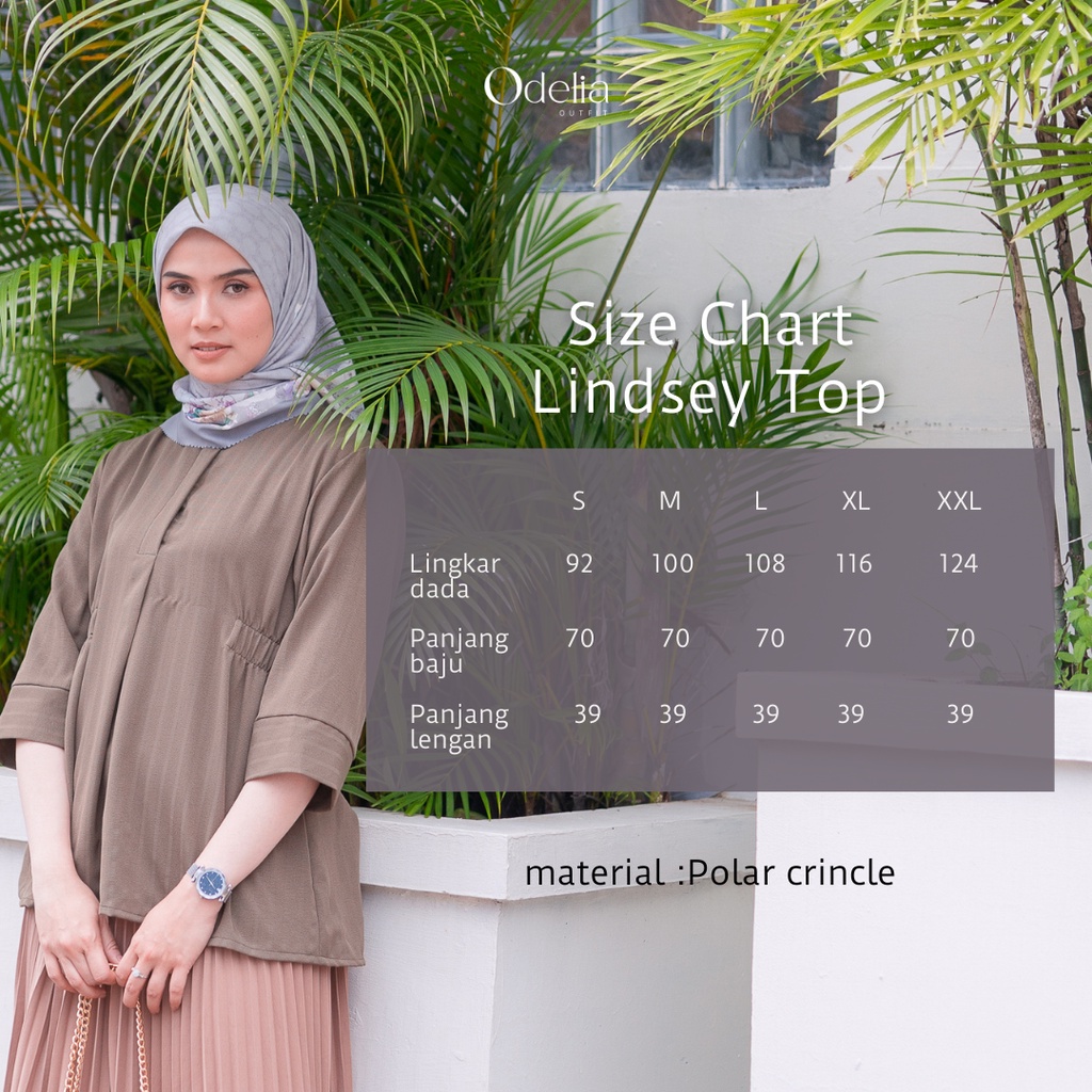 LINDSEY TOP (POLAR CRINCLE) - ODELIA HIJAB