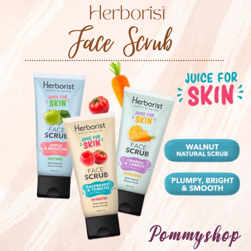 Herborist Juice For Skin Face Scrub 60ml