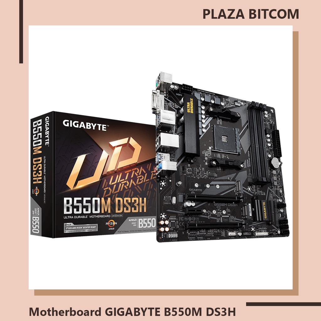 Motherboard GIGABYTE B550M DS3H | BITCOM PLAZA