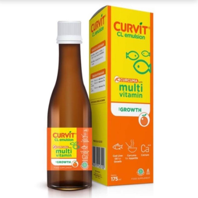 Curvit CL emulsion, multivitamin 175 ml