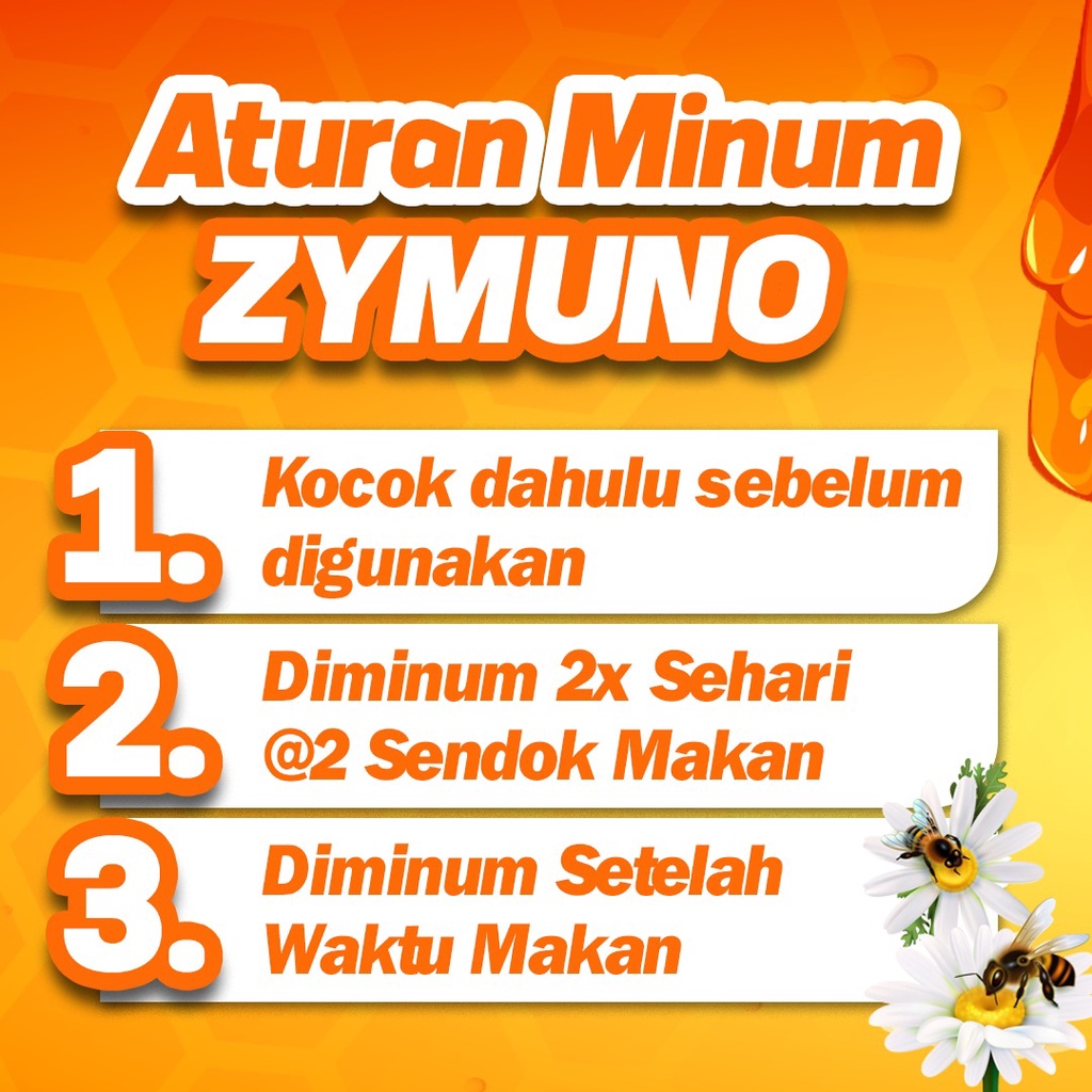 Zymuno - Vitamin Herbal Cegah Kanker Tingkatkan Daya Tahan Tubuh Imun Jaga Kesehatan Tubuh Cegah Flu Demam Batuk Masalah Pencernaan Bantu Percepat Penyembuhan Penyakit Booster Imun