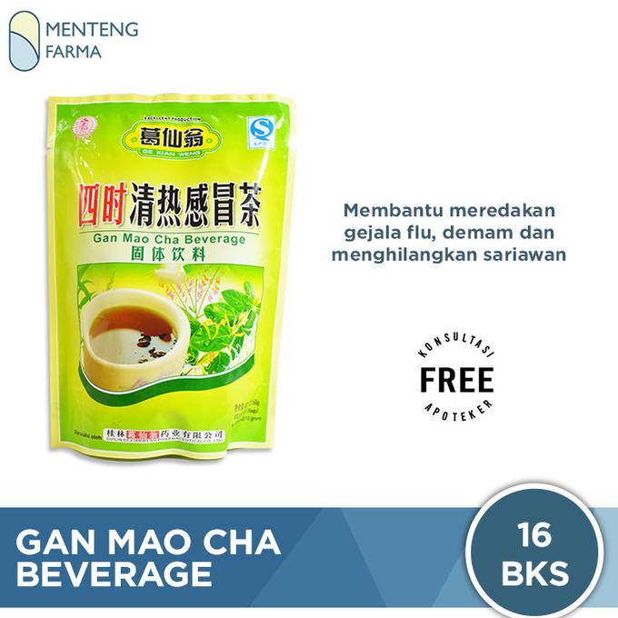 

[BISA COD] Gan Mao Cha Beverage - Teh Herbal Pereda Flu dan Pilek