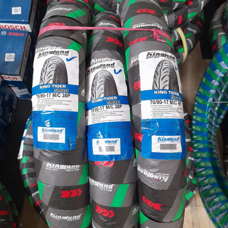 ban motor tubles 70/90 17 kingland king tiger tubeles ring 17