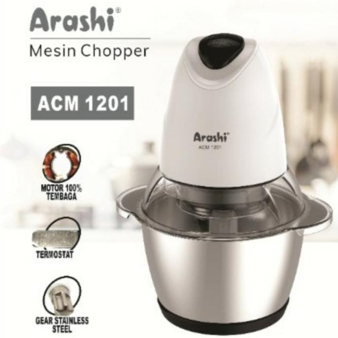ARASHI FOOD CHOPPER | FOOD PROCESSOR | BLENDER CHOPPER ACM 1201