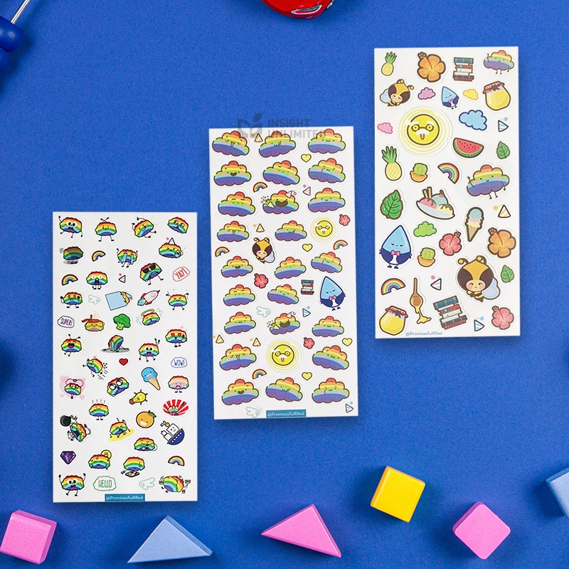 

Rainbow Stickers (Set of 3)