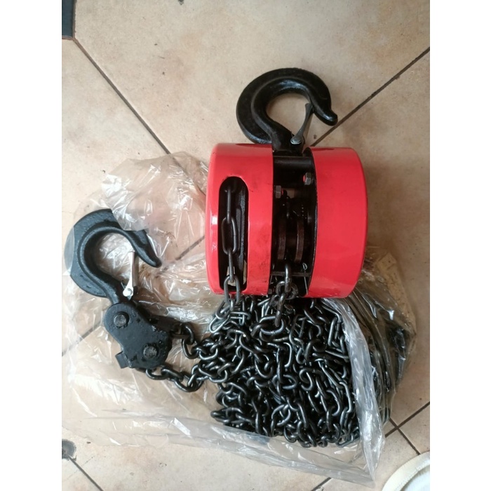 CHAIN BLOCK 1 TON 3 METER TAKEL KATROL KEREKAN 1 TON 3 METER