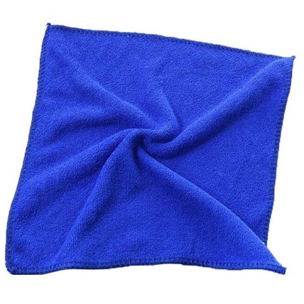 KAIN LAP MICROFIBER BIRU 25X25 / 30x30 KAIN LAP MOBIL DAN MOTOR BIRU