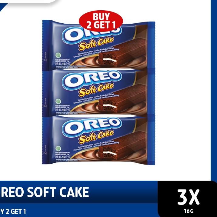 

Oreo Softcake 12x16gr - Triple Pack