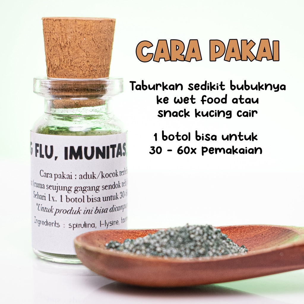 RK Vitamin Kucing Flu, Imunitas, Kulit & Bulu