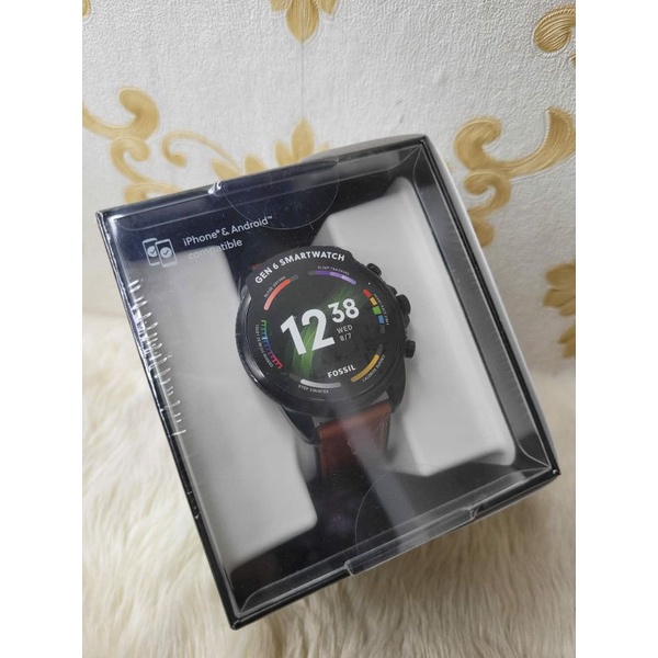 FOSSIL smartwatch Ftw4062 full segel gen 6 leather brown