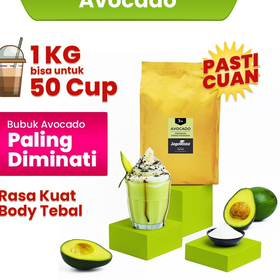 

limited Edition✔️Jagorista - 1 KG Premium GOLD Avocado ( Bubuk Minuman / drink Powder )|KD9