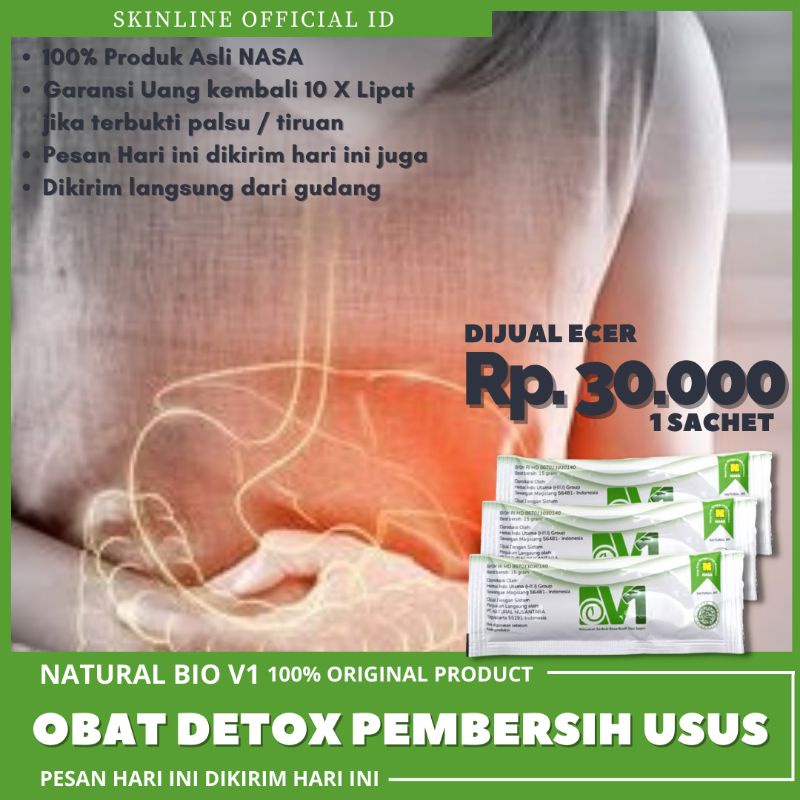 Obat Detox Pembersih Usus kotor, Usus besar kotor, Detox racun usus