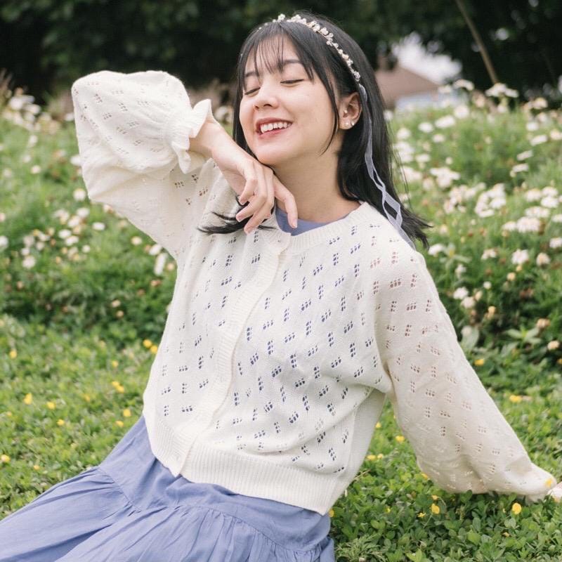 BEFAST - ZEC Cardigan ZOYA Knit Rajut / RJT Poppy Cardigan Knit / Cardigan Wanita Keluaran Terbaru / Pakaian Kekinian Remaja ABG / Outer Wanita Trendy / Fashion Ala Style Wanita Korean / Cardigan Rajut Terlaris / Outift Wanita Modis