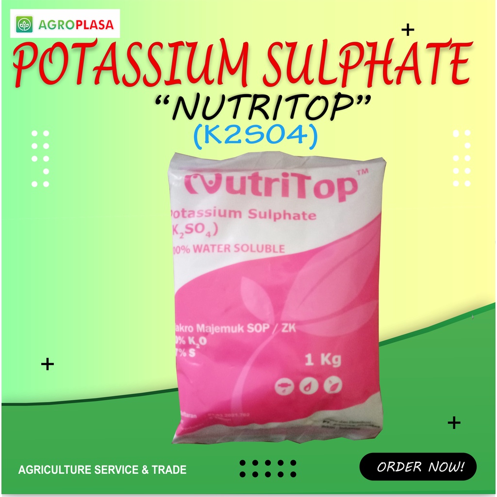 Jual Nutritop Pupuk Makro Majemuk SOP/ZK K2SO4 Shopee Indonesia