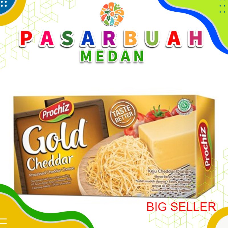 

Prochiz Gold Cheddar Keju 160 gr | PASAR BUAH MEDAN