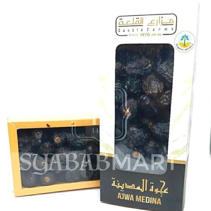 

PROMO KURMA AJWA ORGANIK 500 GRAM ALIYAH CASTLE FARM ORGANIC ASLI RTH694GTR