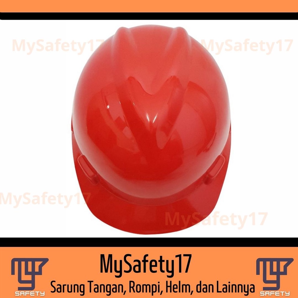 Jual HELM PROYEK ORI SNI MSA LOKAL FASTRACK SAFETY HELMET MERAH
