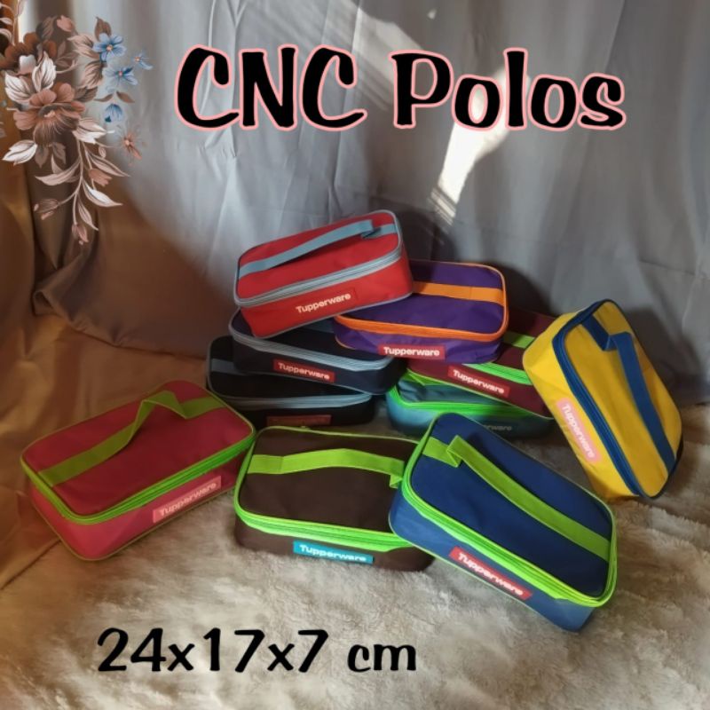 Cool N' Chic Tas Bekal Saja motif Polos Logo Cap Karet / tas BYO