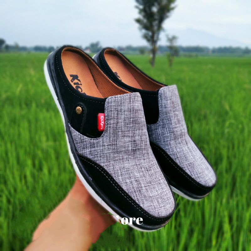 Sepatu Sandal Pria Bustong Sandal Selop Pria Sendal Slip On Pria