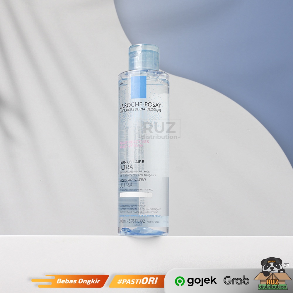 La Roche Posay Reactive Micellar Water 200ml Pembersih Wajah LRP Peaux