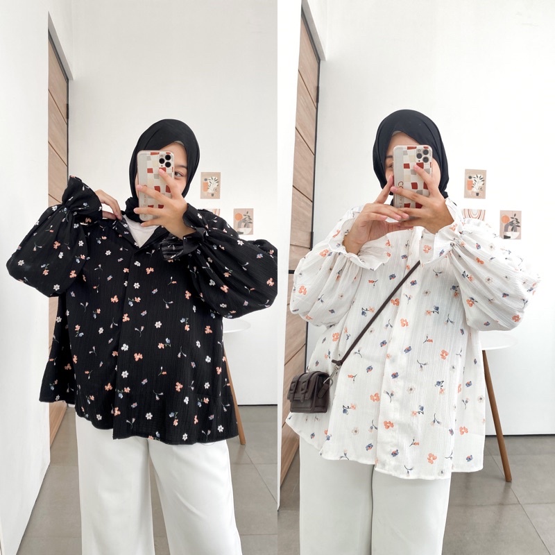 DELONIX | Kemeja oversize monochrome