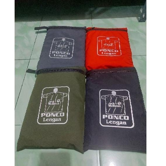 [PRODUK MWP7U] Raincoat Kelelawar Lengan Jas Hujan Ponco Tangan Jack Wolfskin Poncho Raincoat JWS Te