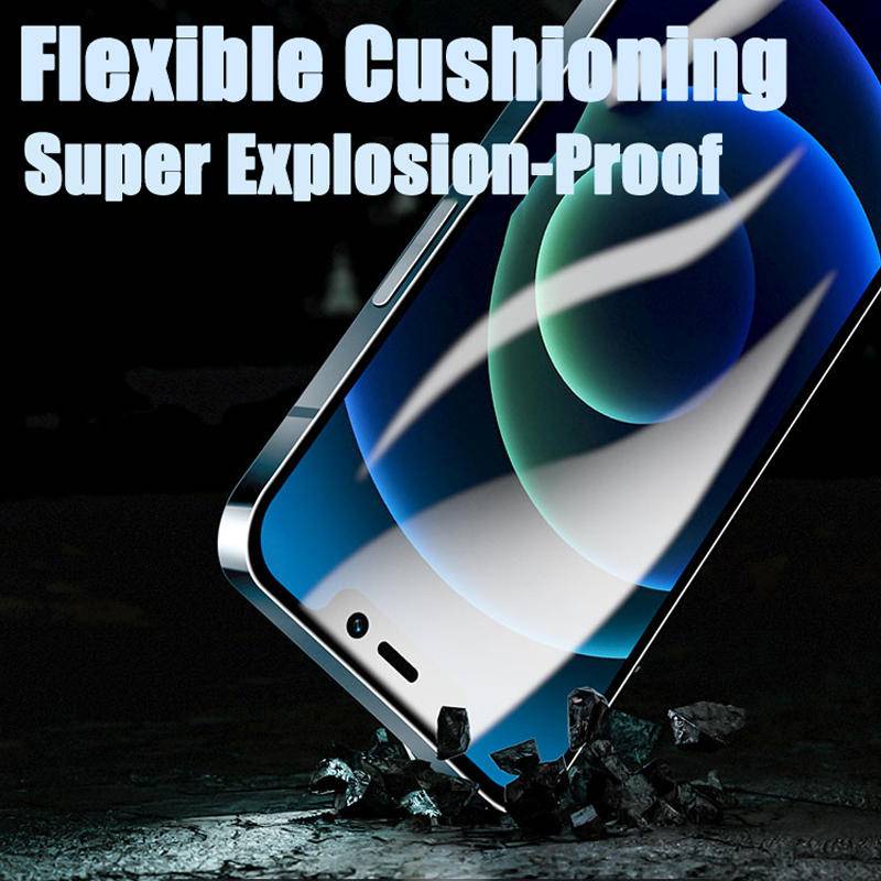 4pcs Untuk Iphone14 13 12 11 Pro Max Full HD Hydrogel Film Pelindung Layar Untuk iPhone X Xs XR Max Belakang Film