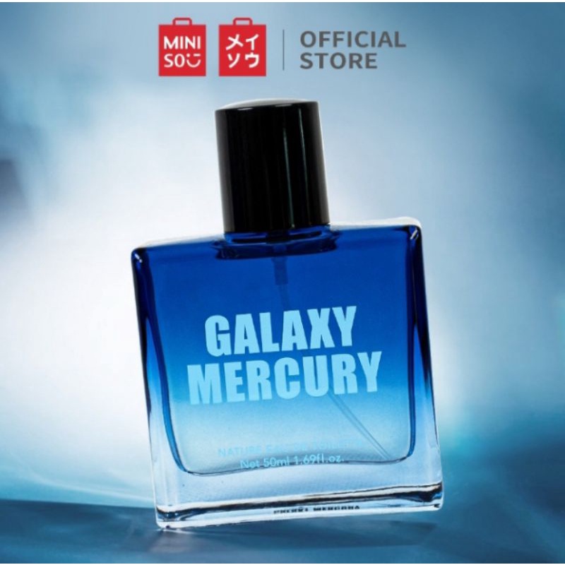 Parfum Pria wanita 50ml by Miniso Galaxy Mercury Dan Forest Spring