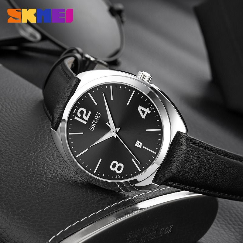 SKMEI 1891 JAM TANGAN PRIA ORIGINAL TAHAN AIR TALI KULIT