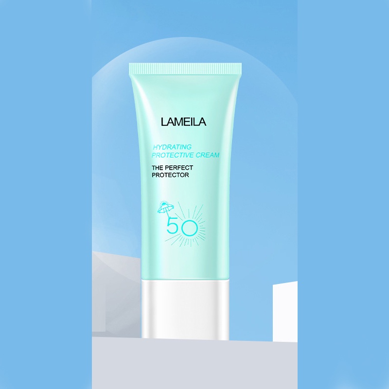 Lameila 3060 Clear Moisten Protective Cream Sun Screen Wajah / SunBlock Tahan 12.5 LAMEILA