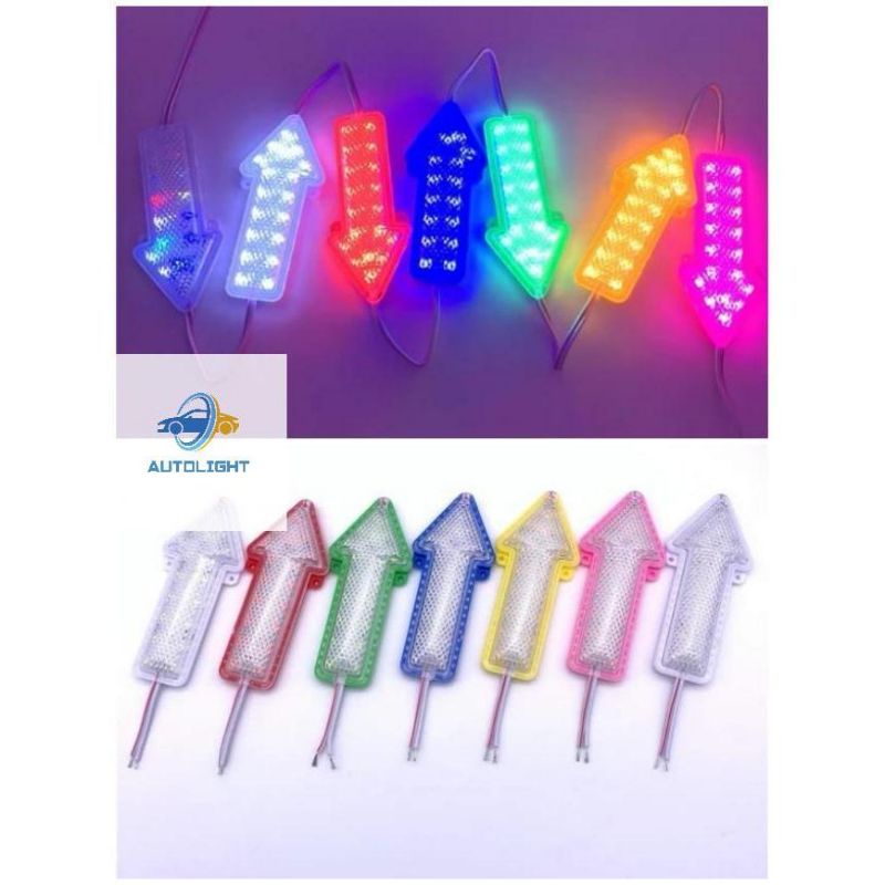 LED Lampu Modul Panah 24V &amp; 12V Tambahan Sein