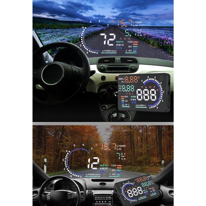 Digital Led Hud Mobil Car Obd2 Obd 2 Interface 5.5 Inch Hud