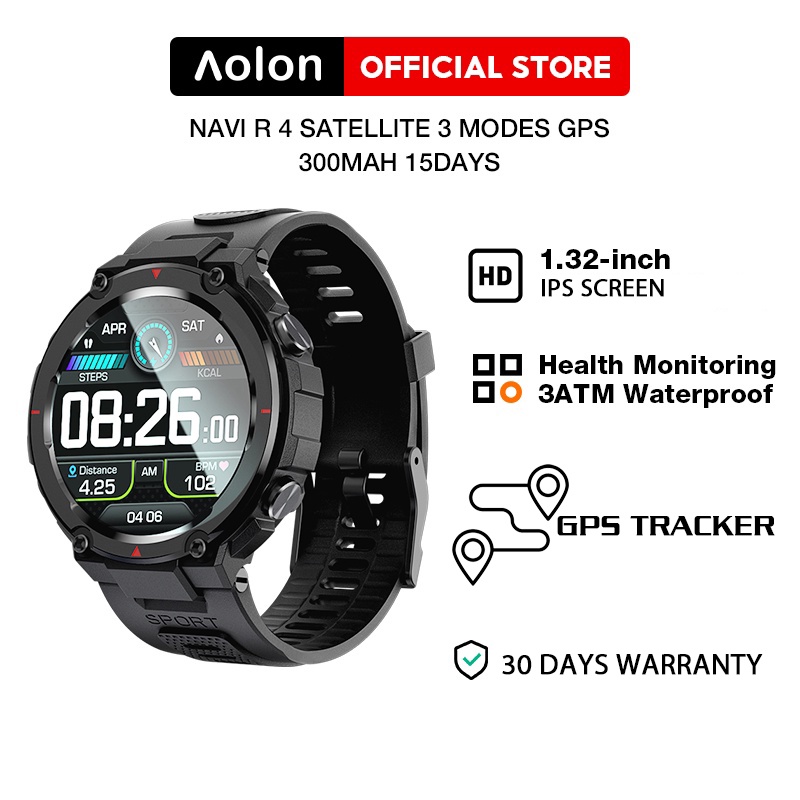 New Aolon Smartwatch Navi R GPS Swimming IP68 Call Fitness Tracker
