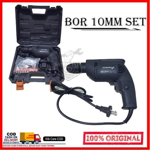 Jual Doziro Mesin Bor Listrik Mm Full Set Koper Dual Speed Drill Set