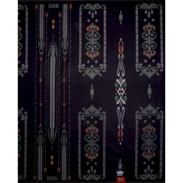 {FamilyStore} Sarung BHS Infinity Gold PKE Hitam Hijau Diskon