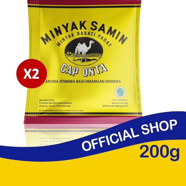 

ぷ Cap Onta Minyak Samin Minyak Nabati Untuk Masakan (2 x 200 gr) €