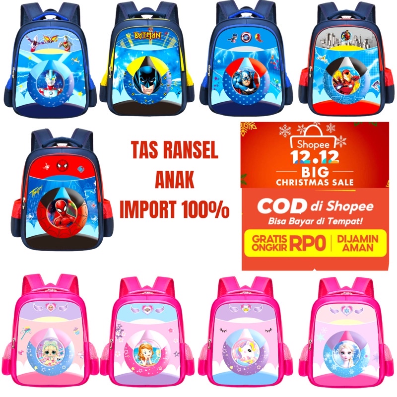 UP TOP TAS SEKOLAH TAS RANSEL ANAK RANSEL ASTRONOT TAS RANSEL ANAK IMPORT TERBARU 00120-00128