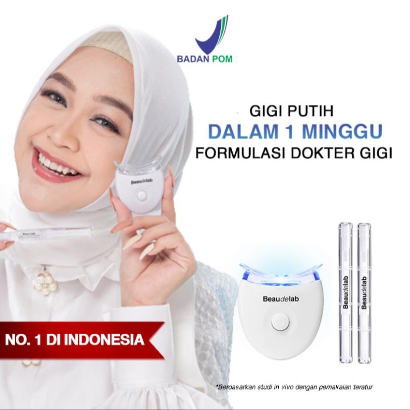 PRO TEETH WHITENING KIT Alat Pemutih Gigi Permanen | Beaudelab Memutihkan Gigi Super Cepat